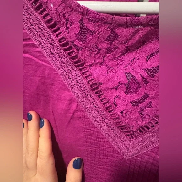 Farm Rio x Anthropologie Kelsie Peasant Blouse Size Small - Picture 4 of 7